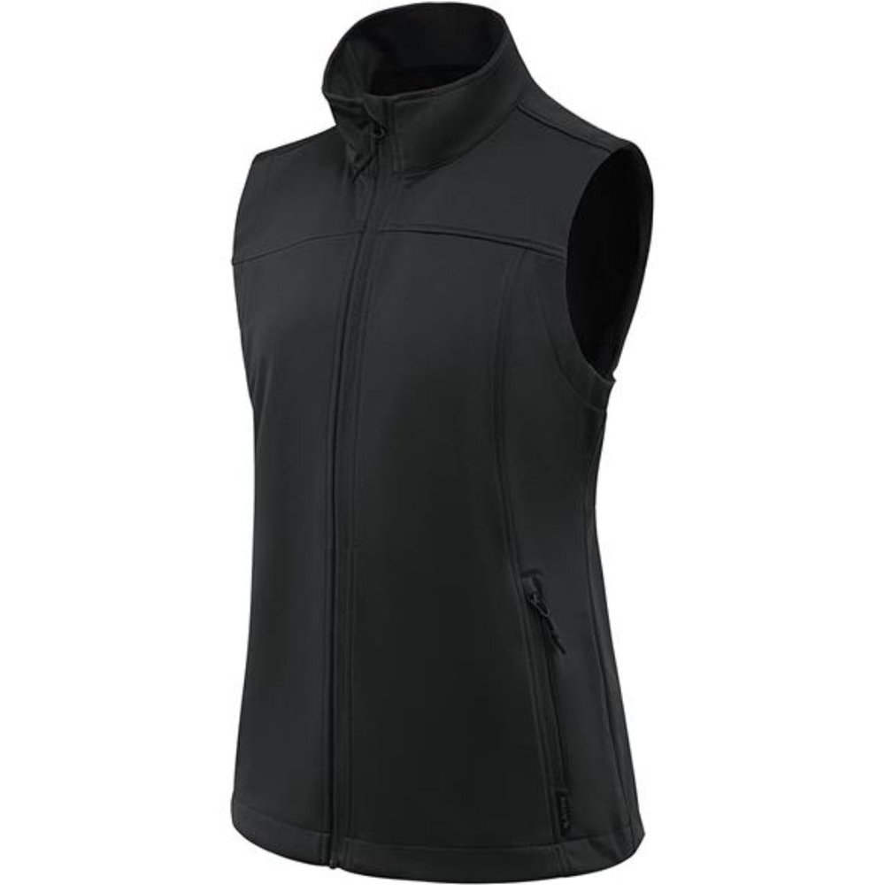 Women's Lightweight Vest Softshell Sleeveless Jacket Windproof Stand Collar - Picture 2 of 8